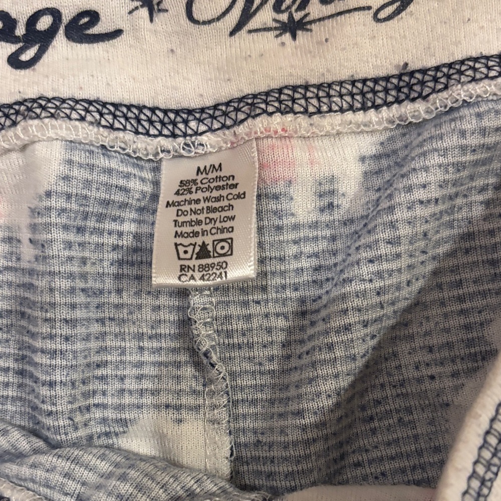 P.J. Salvage Pajama Pants with Red Top - Picture 3 of 5